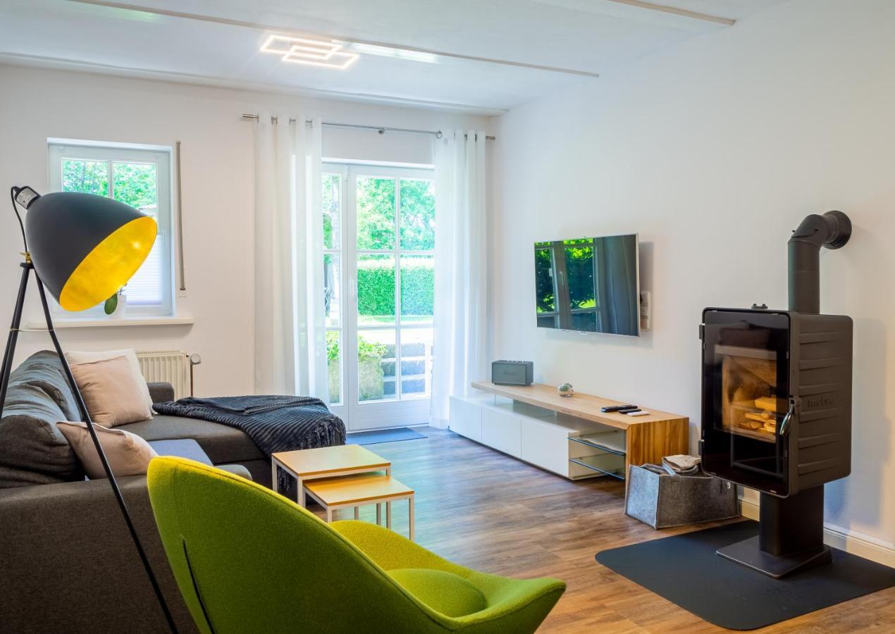 Apartment Davinci - Sauna, Kamin, Garten, E-Bikes Ольпе Экстерьер фото